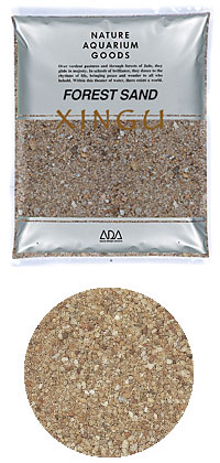 ADA Forest Sand - Xingu песчаный грунт, бежевый, пакет 8кг - Кликните на картинке чтобы закрыть